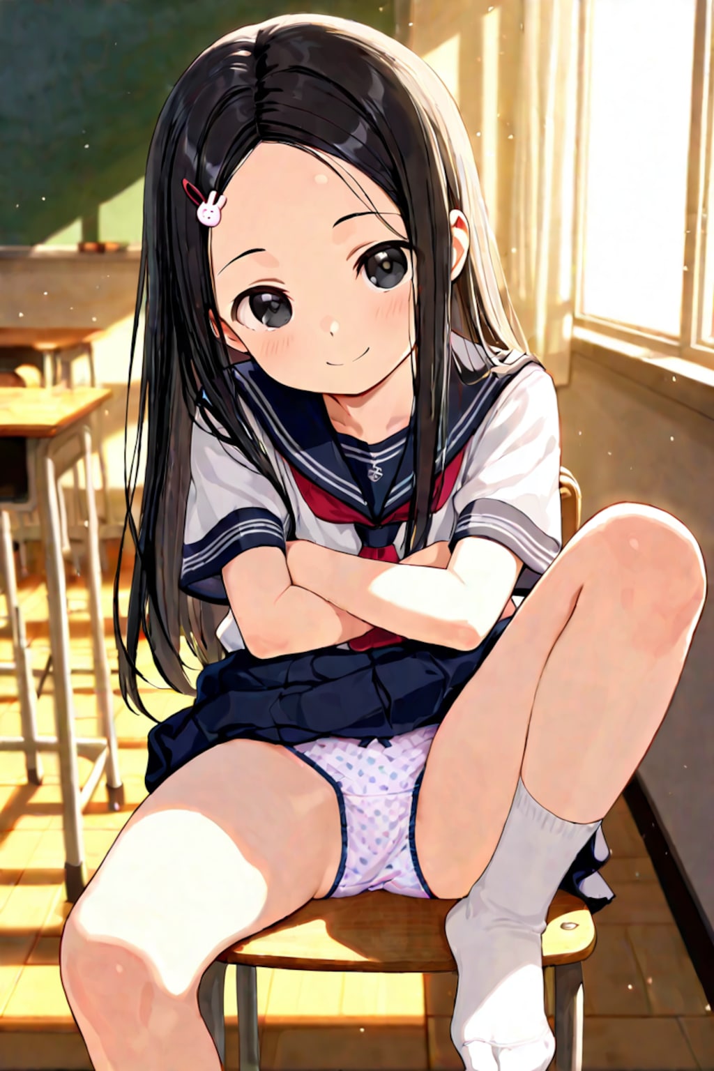 片膝開脚