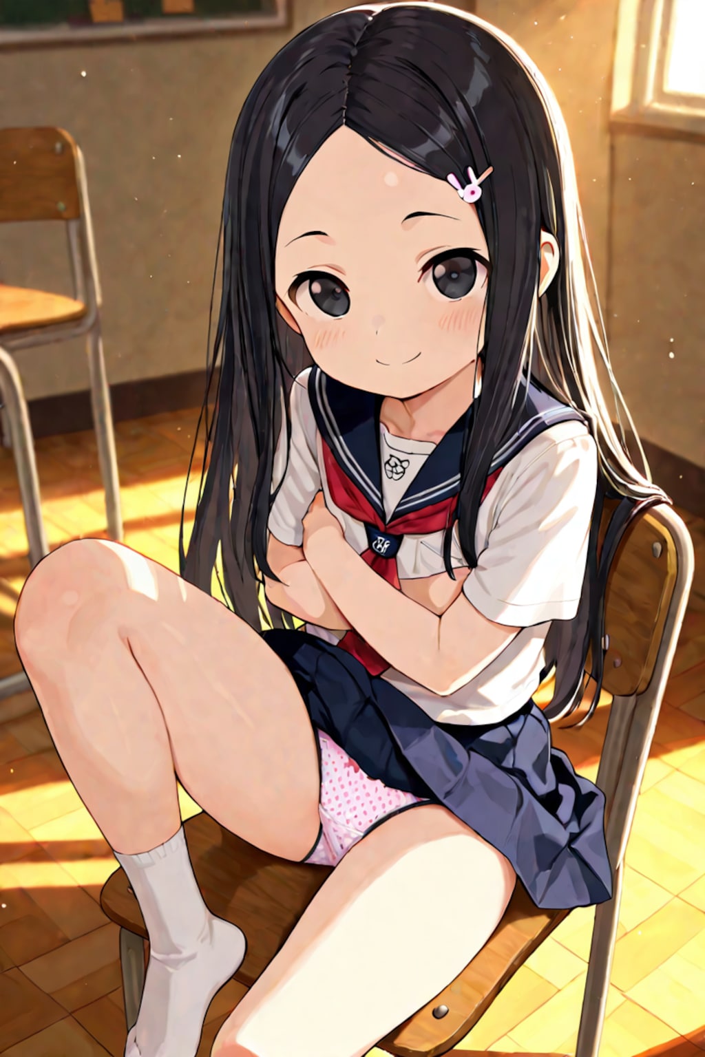 片膝開脚