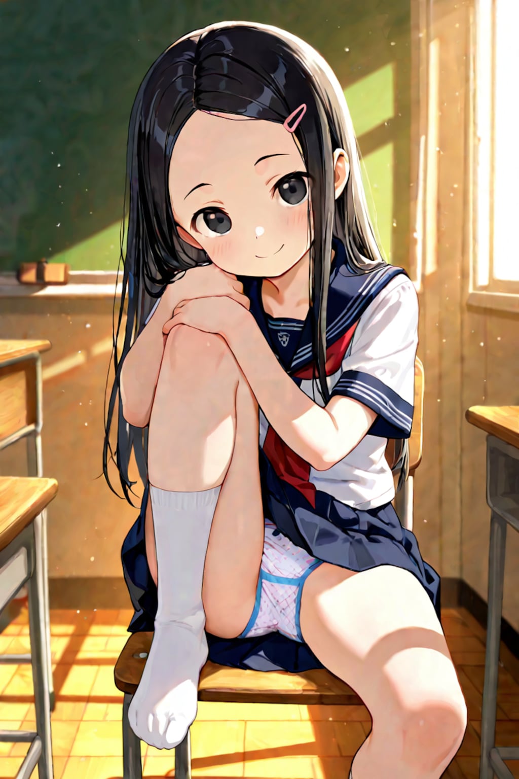 片膝開脚