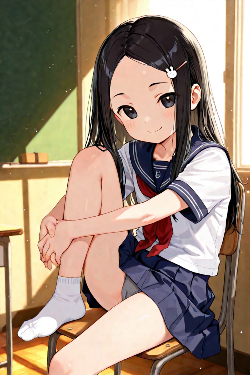 片膝開脚