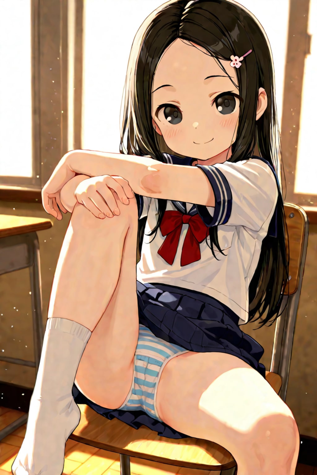 片膝開脚