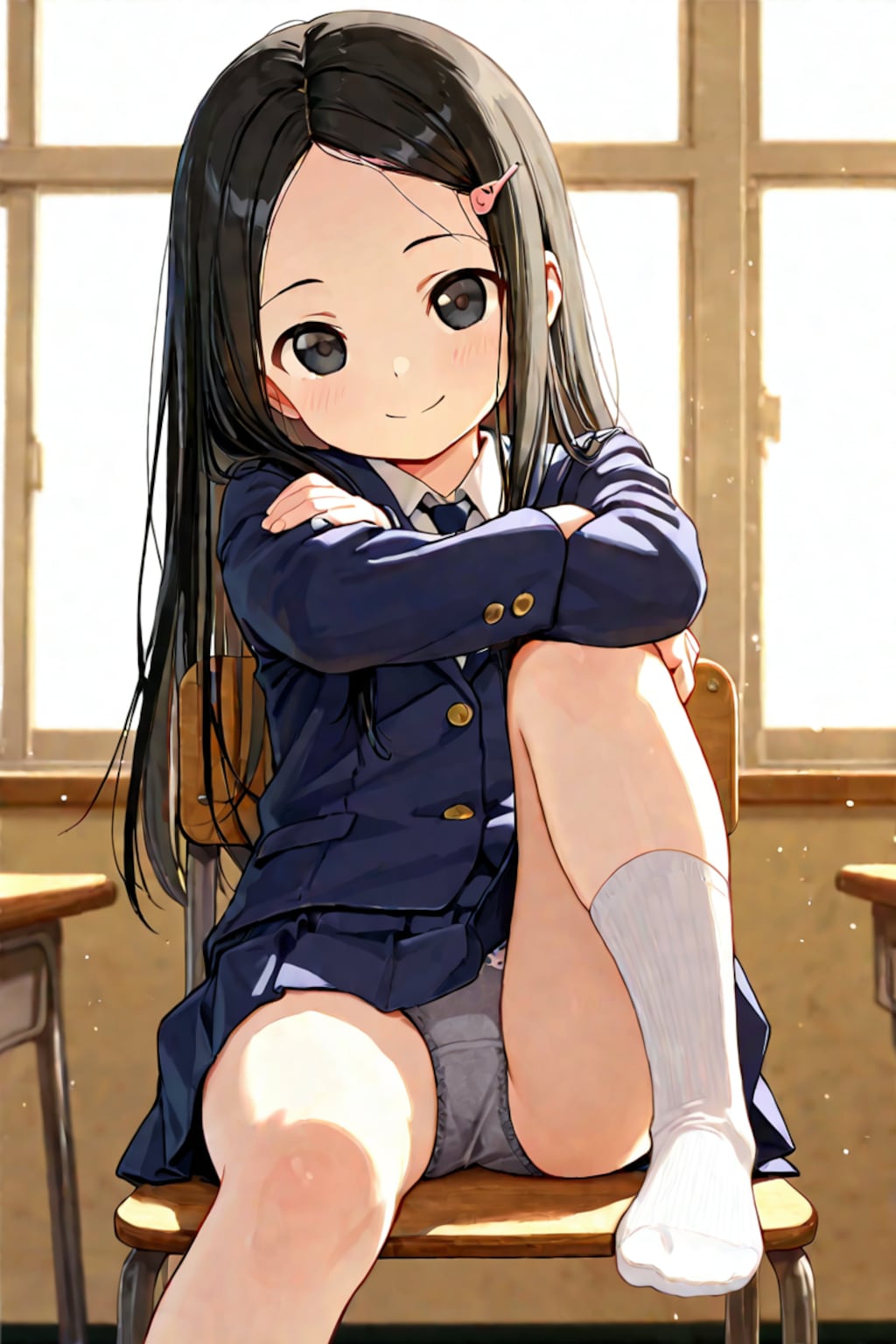片膝開脚