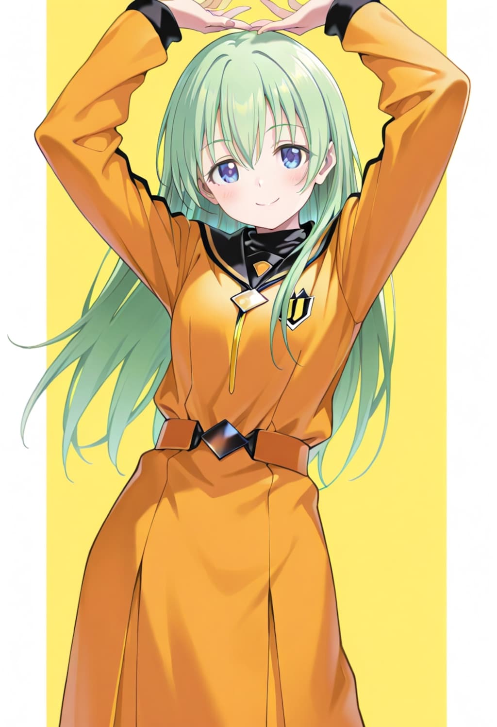緑髪ロング娘（618）