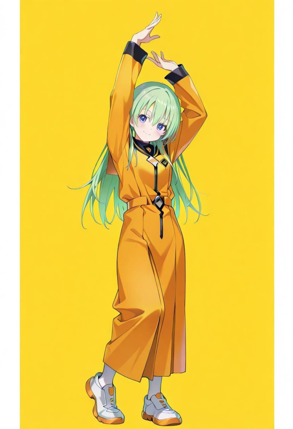 緑髪ロング娘（618）