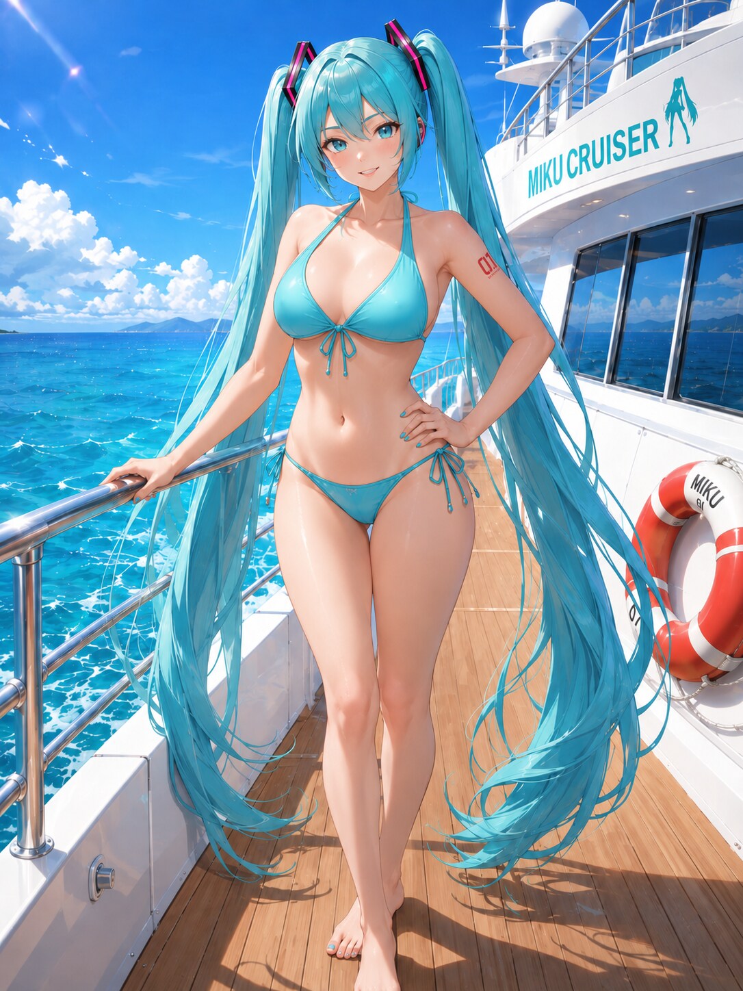 クルーザーのミクさん