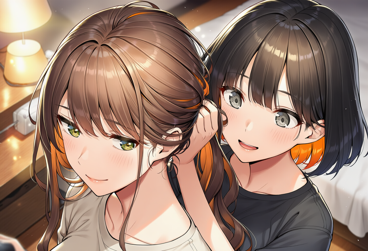 束ねるね | の人気AIイラスト・グラビア