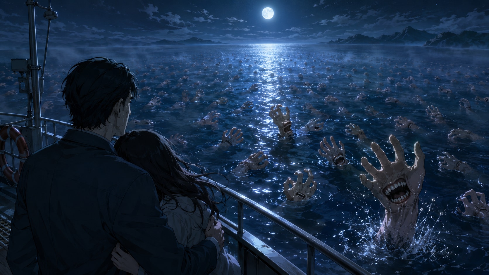 海に潜むイカの怪異 | の人気AIイラスト・グラビア