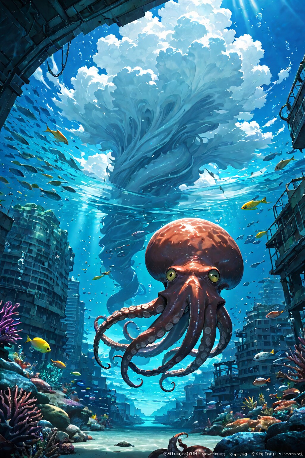 世界が海に沈んだ