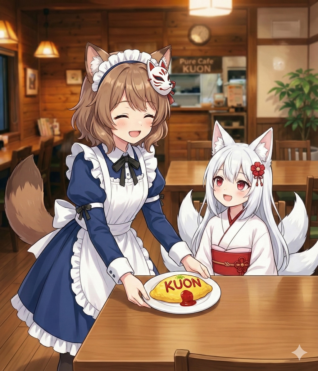 【よその子】第７話「KUONカフェでおもてなし」（御神体様）