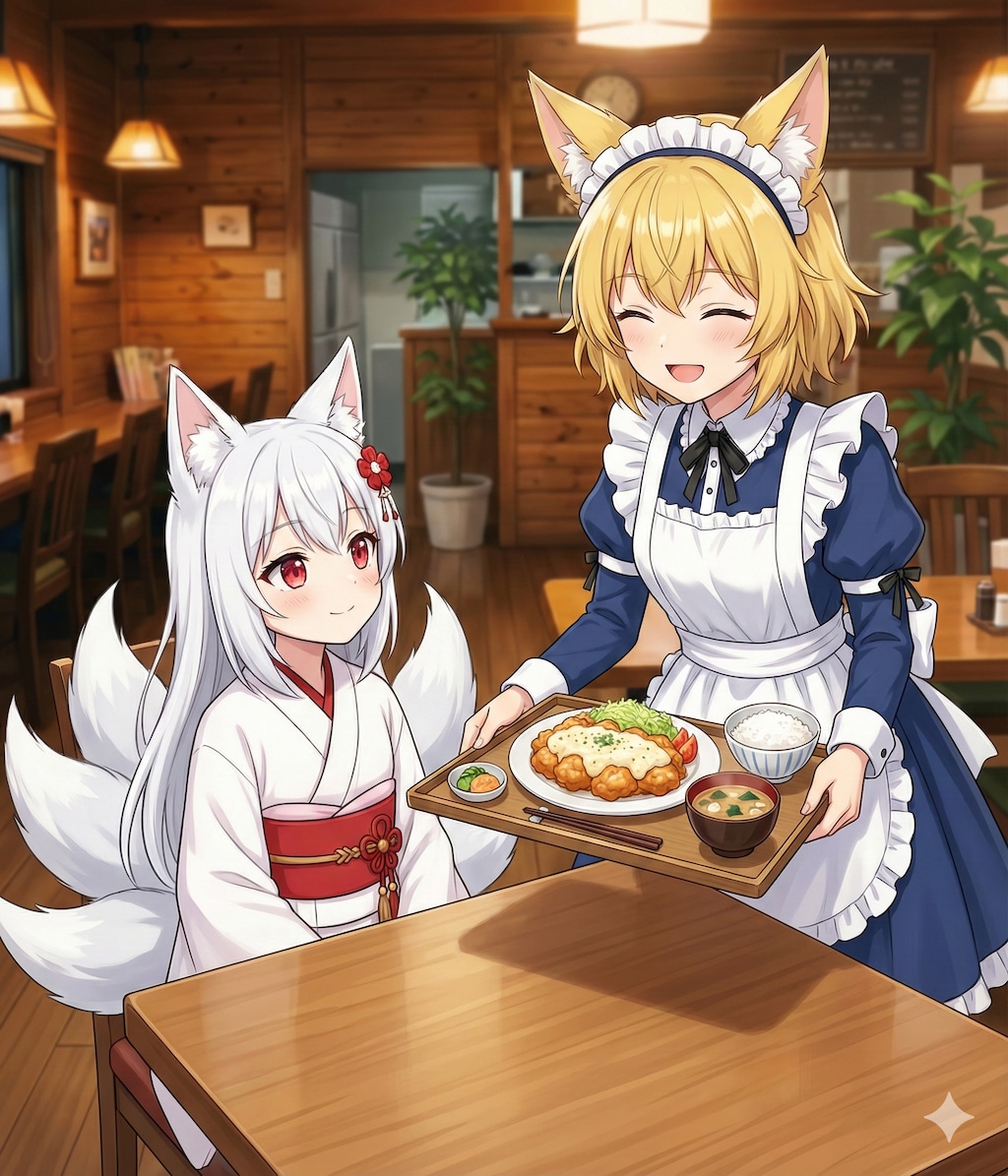 【よその子】第７話「KUONカフェでおもてなし」（御神体様）