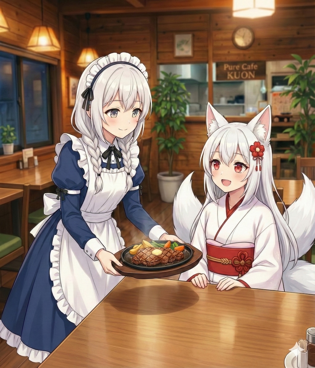 【よその子】第７話「KUONカフェでおもてなし」（御神体様）