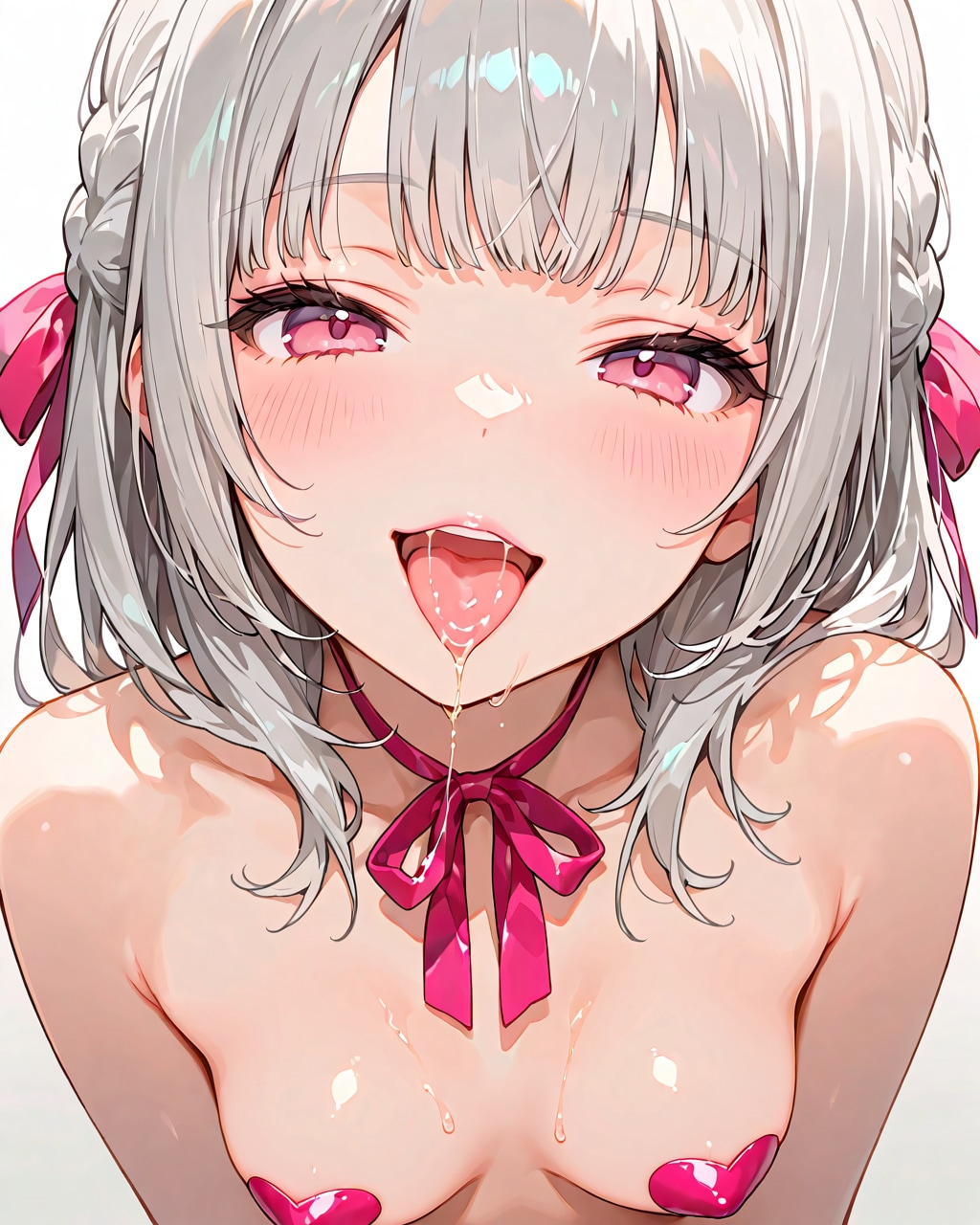 そんなによだれが欲しいんだ💕