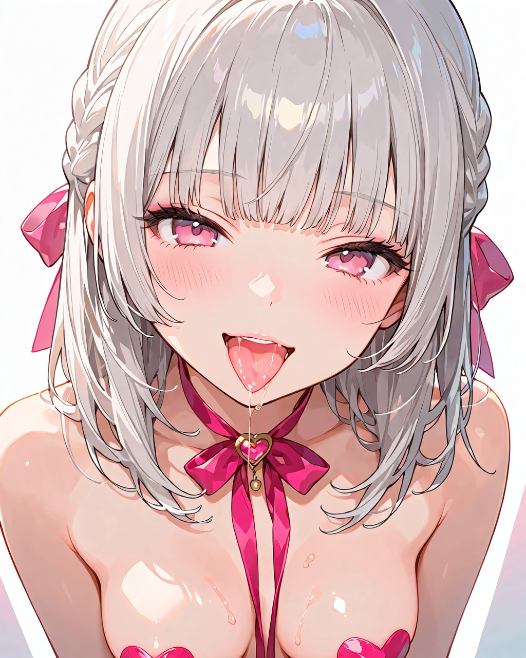 そんなによだれが欲しいんだ💕