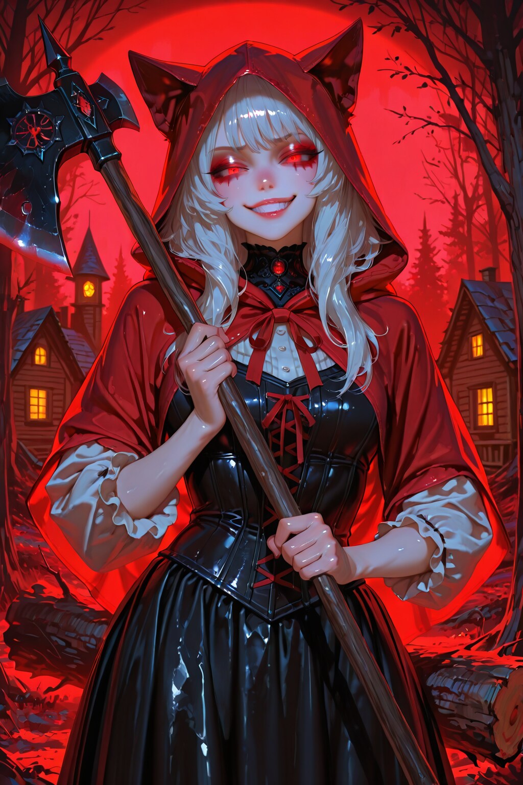 悪堕ちした赤ずきん