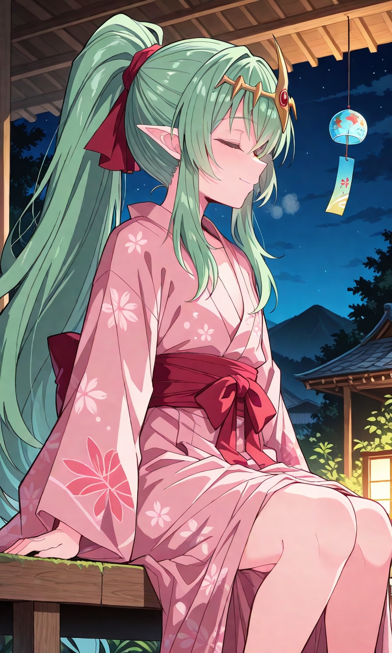 夏と風鈴と少女