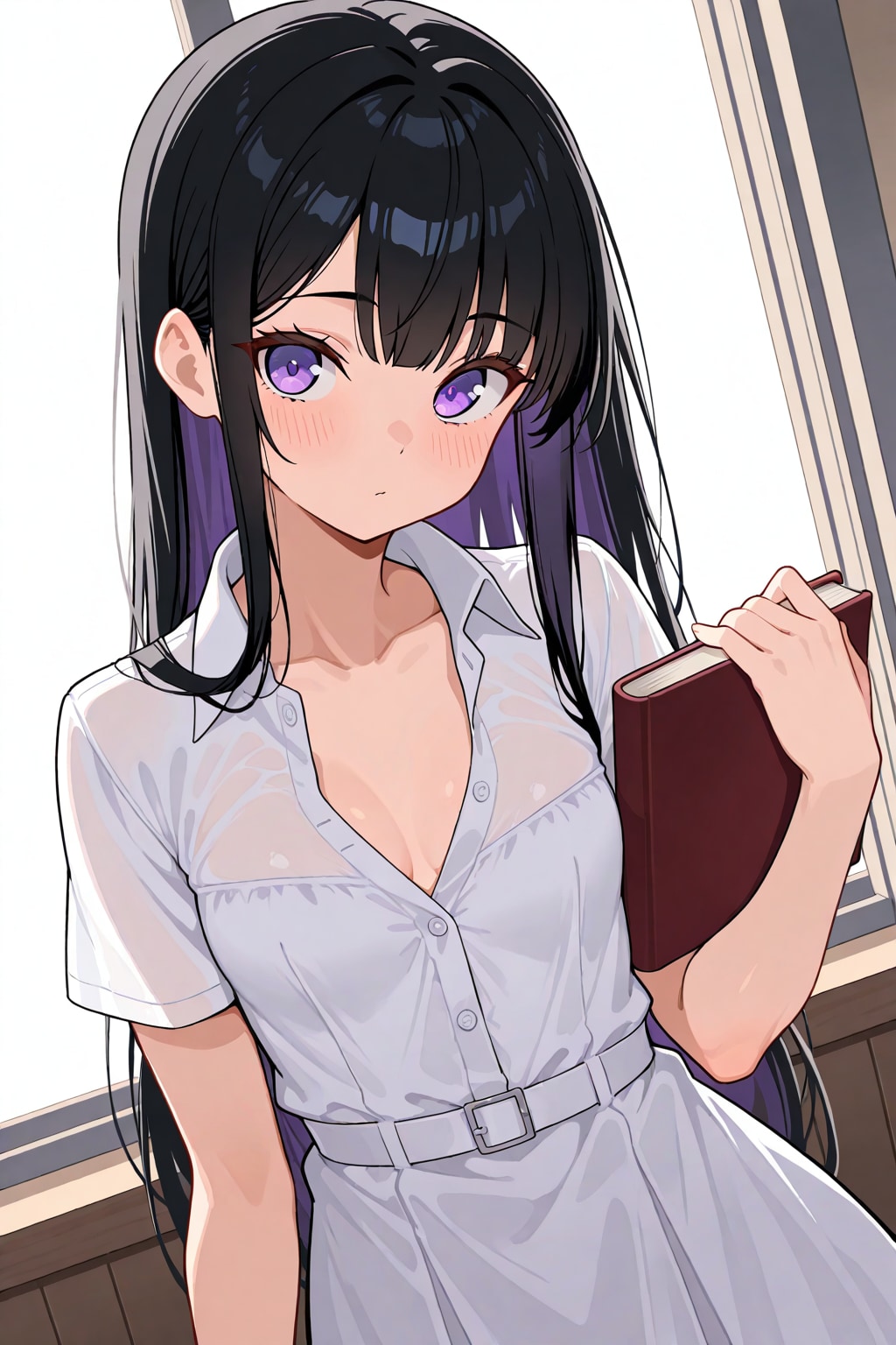 司書のお姉さん。『あら、また来たのね？』