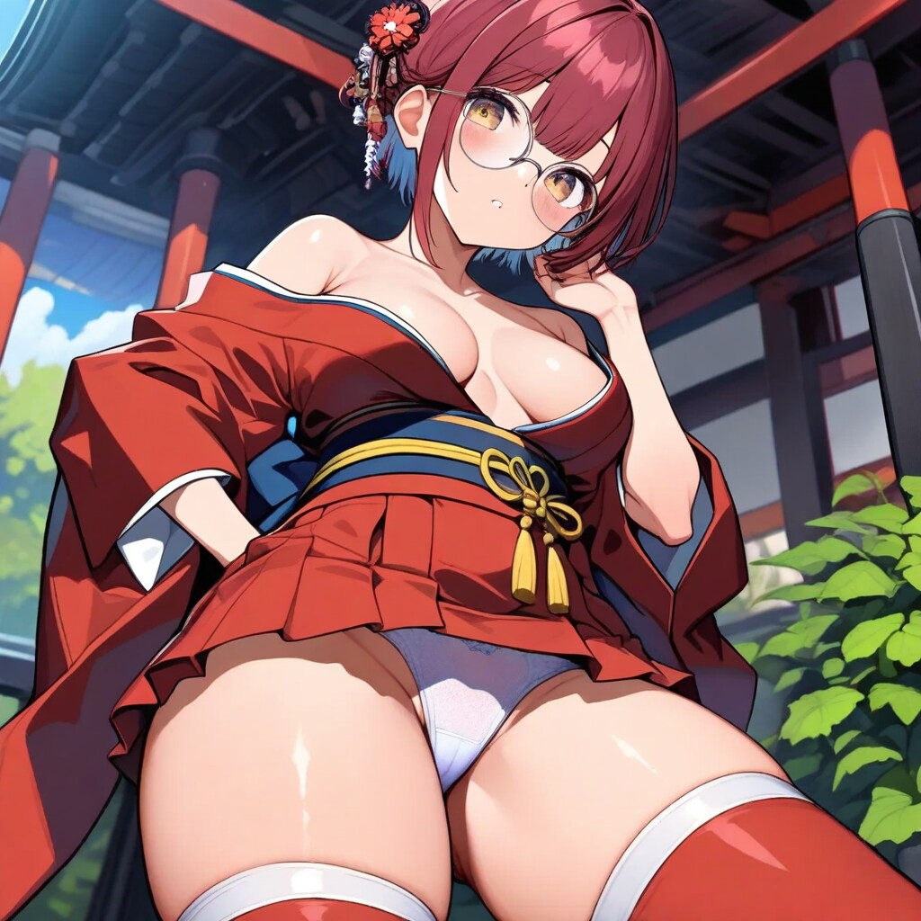 パンチラされる