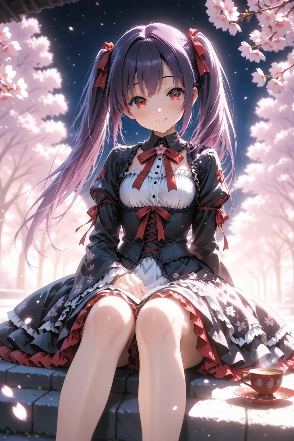 夜桜🌸のティータイム☕💖