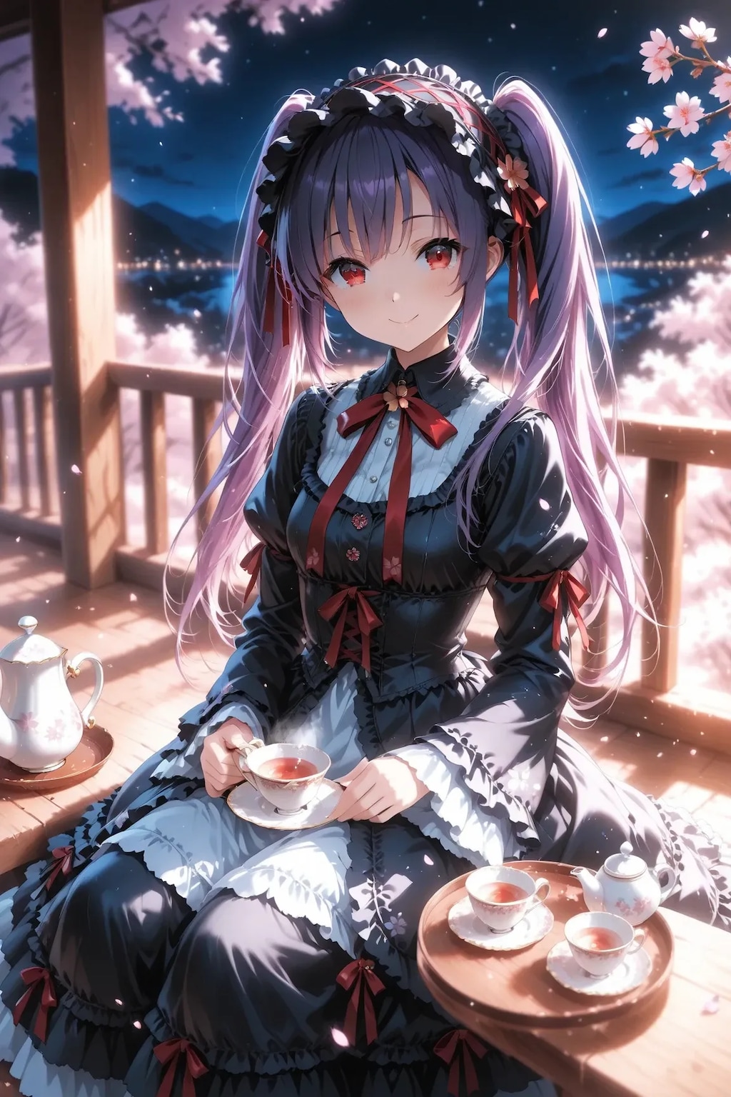 夜桜🌸のティータイム☕💖