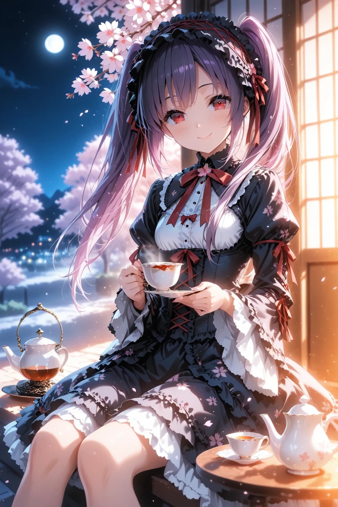 夜桜🌸のティータイム☕💖