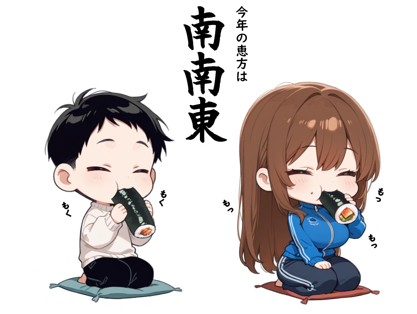 南を向いて、ちょっとだけ東