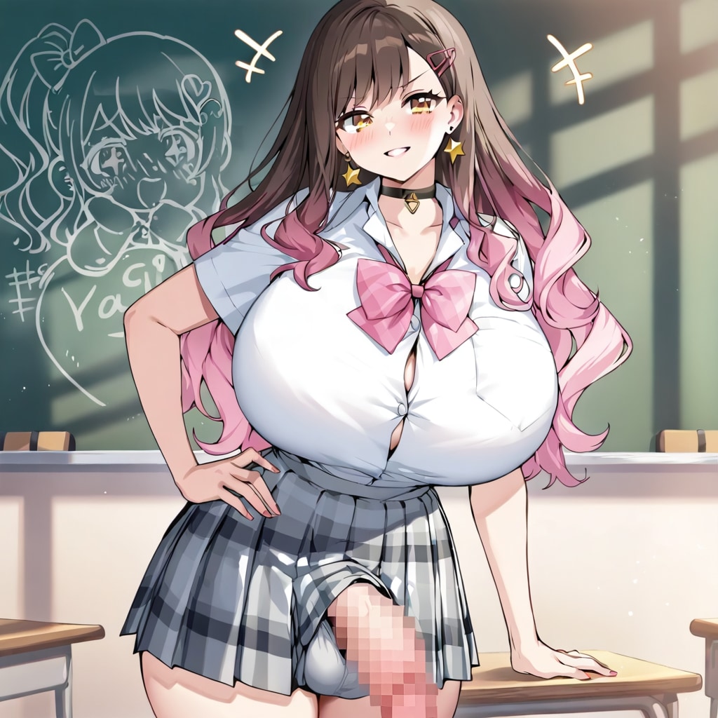 ふたなり巨乳ギャル