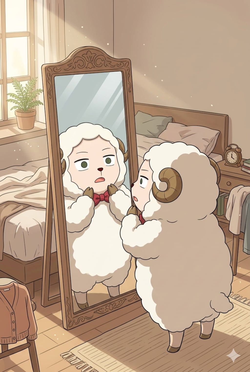 起きたらヒツジになっていた⁉️