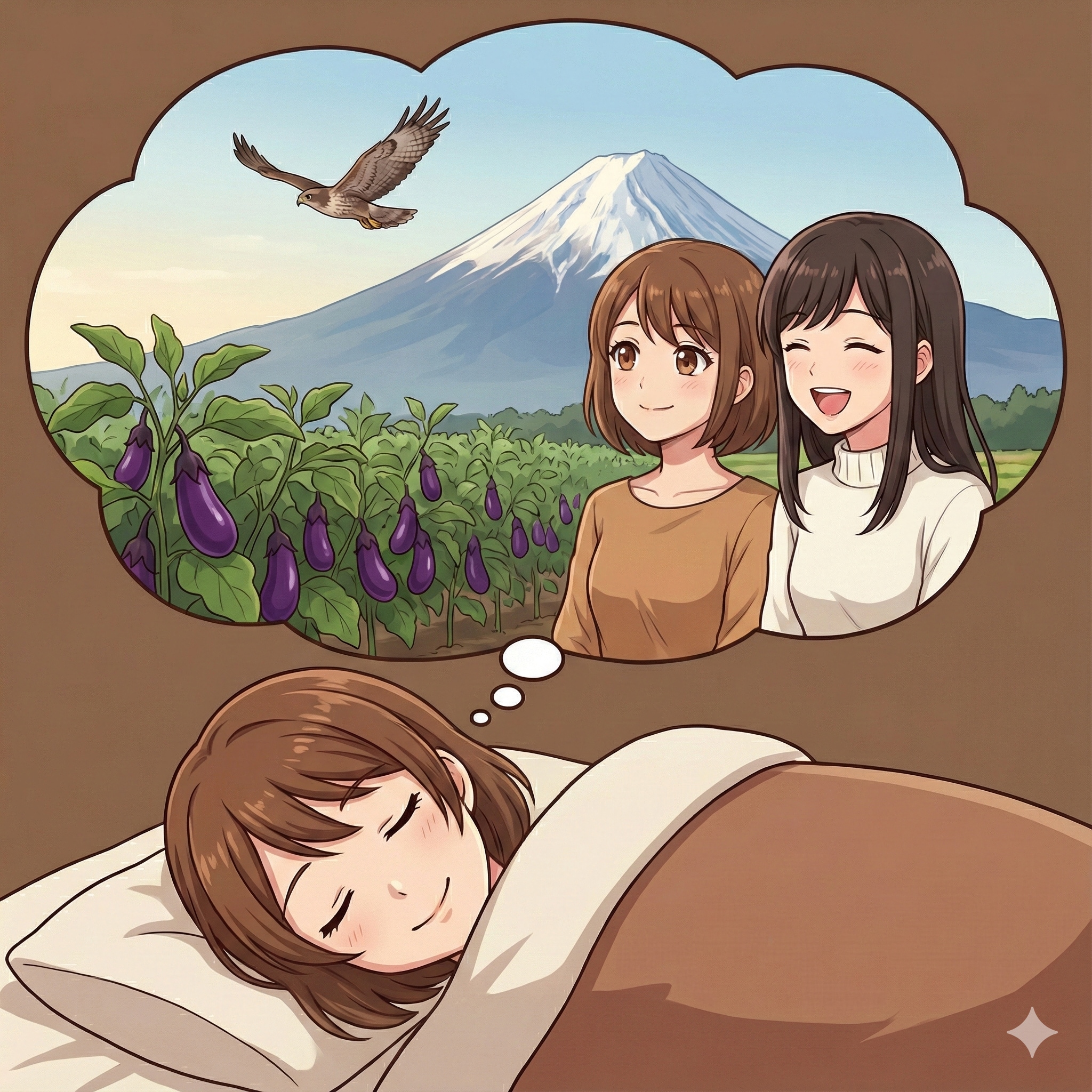 🤎彩ちゃんの初夢 | の人気AIイラスト・グラビア