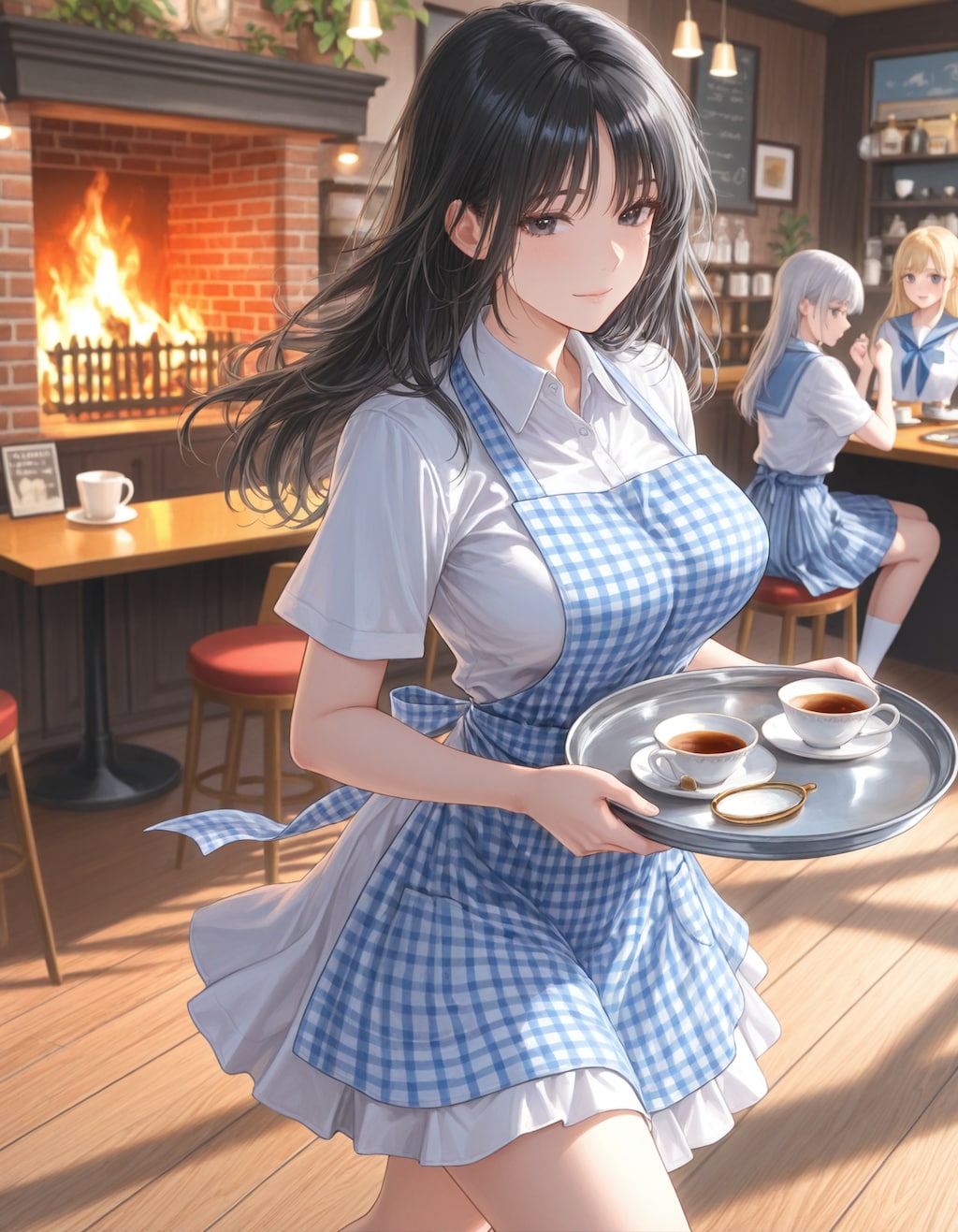 《Stable Diffusion XL版》バイト中