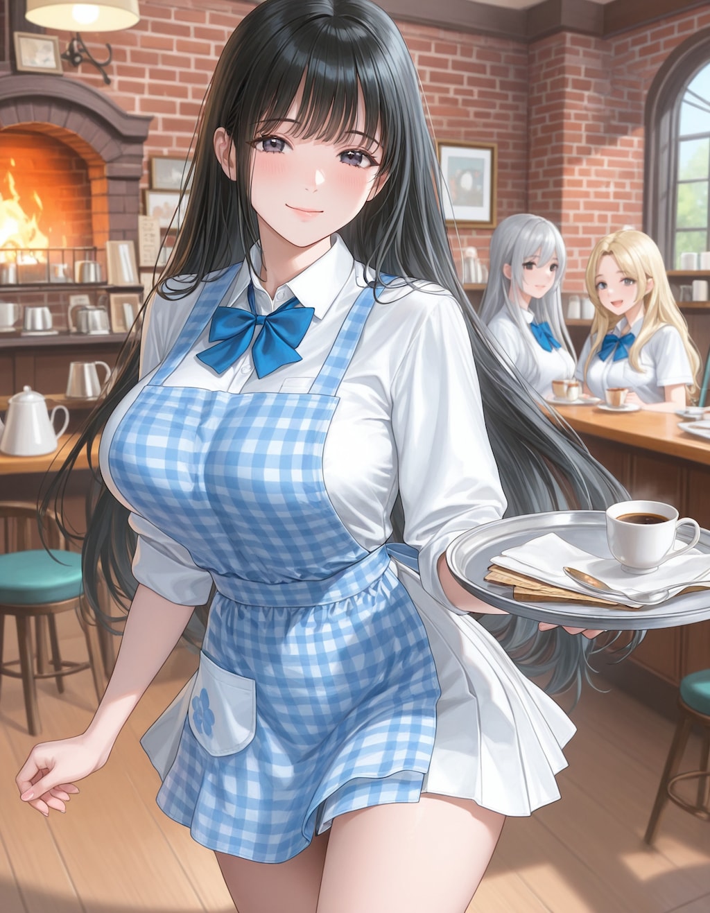 《Stable Diffusion XL版》バイト中