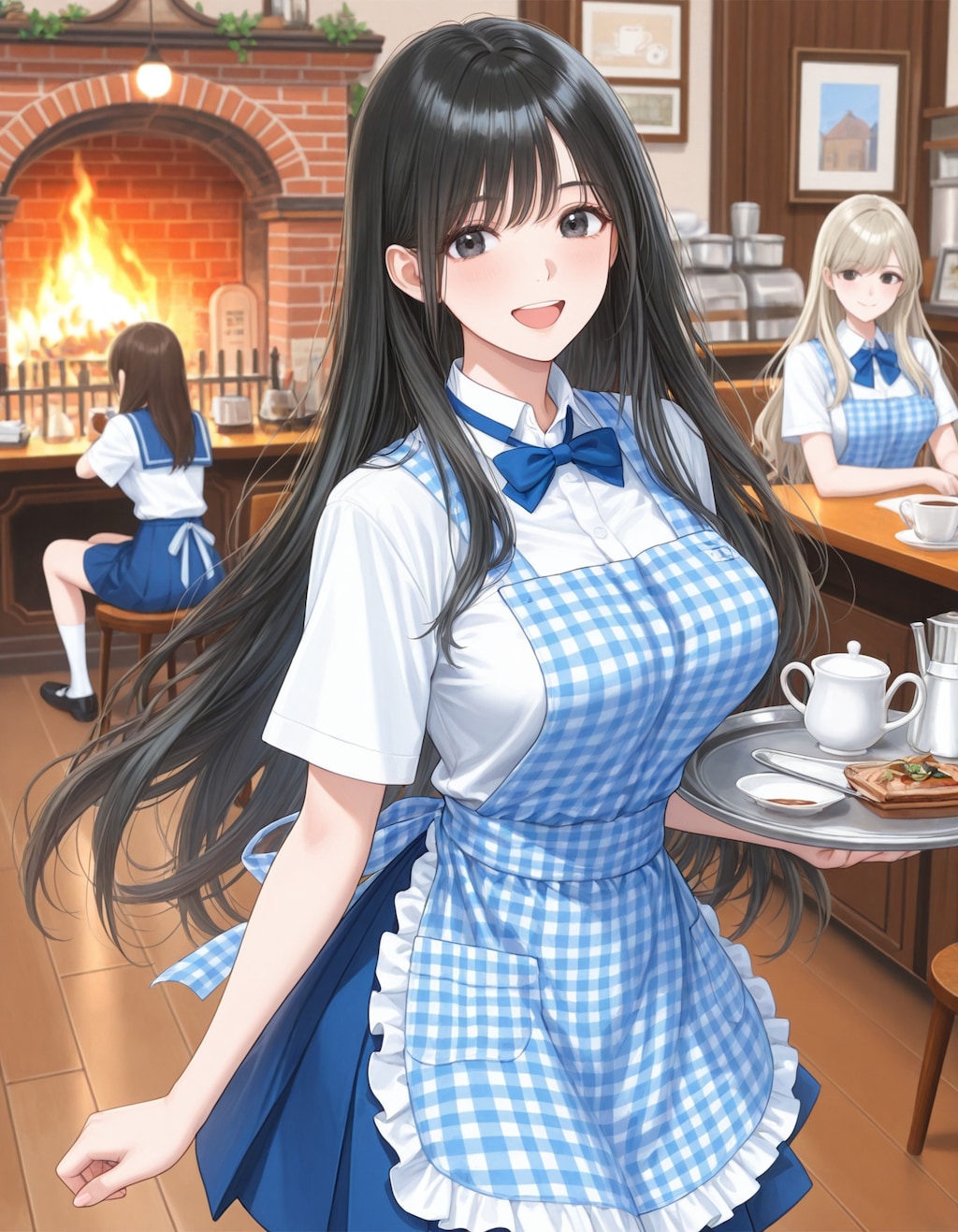 《Stable Diffusion XL版》バイト中