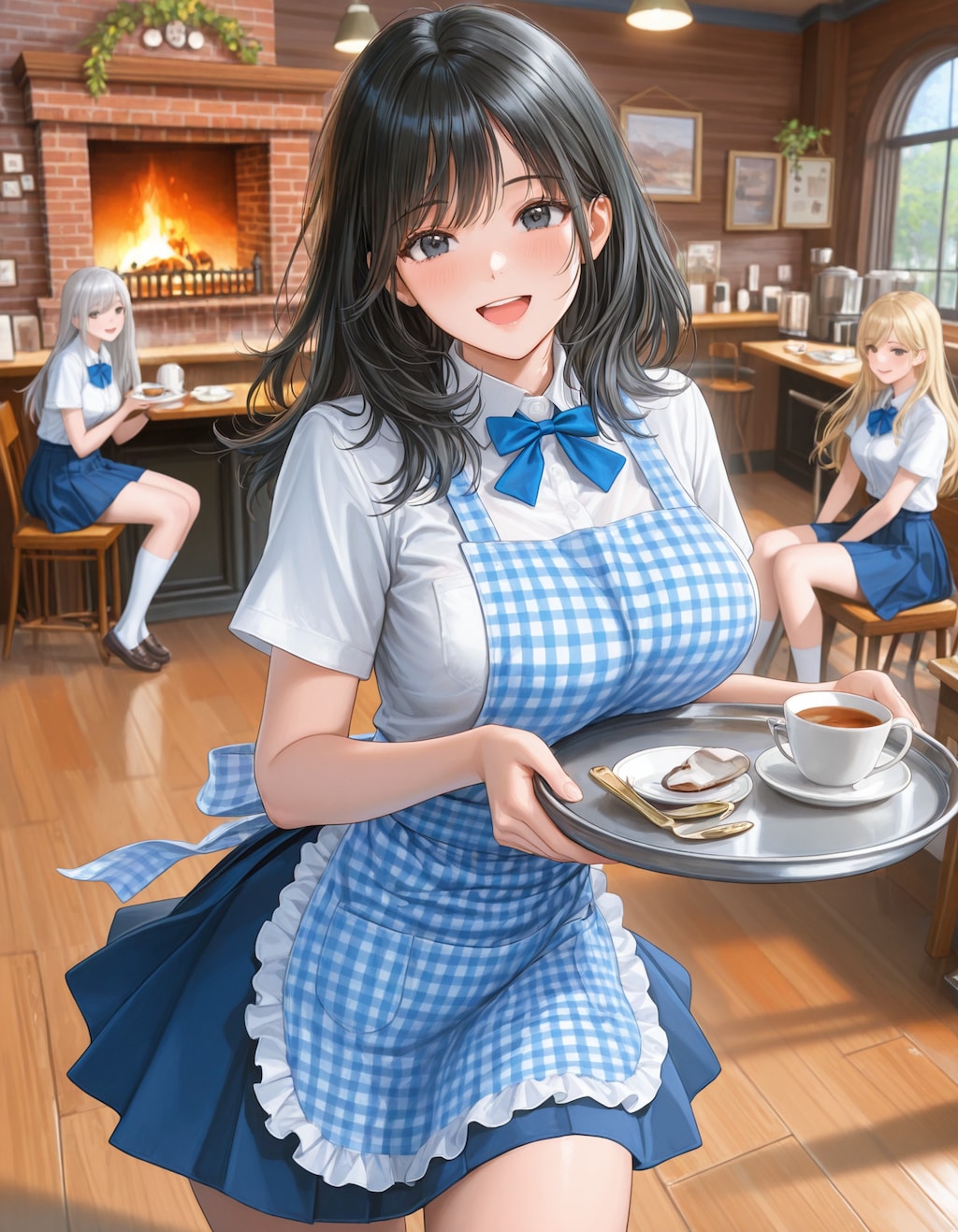 《Stable Diffusion XL版》バイト中