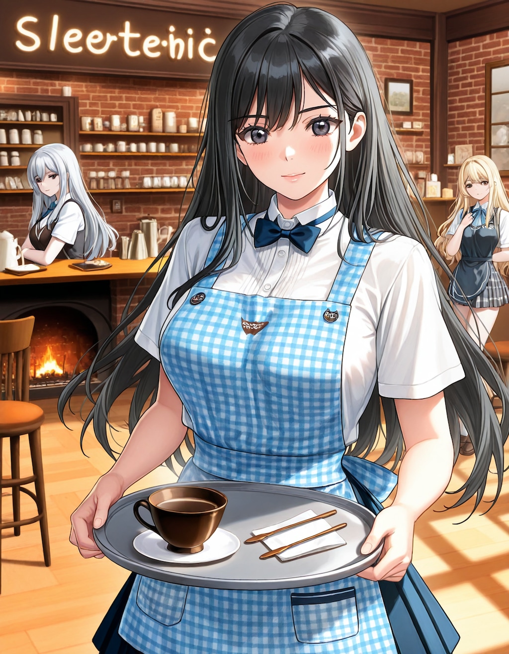 《Stable Diffusion XL版》バイト中