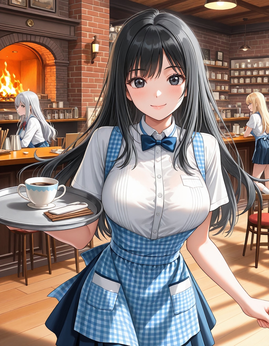 《Stable Diffusion XL版》バイト中