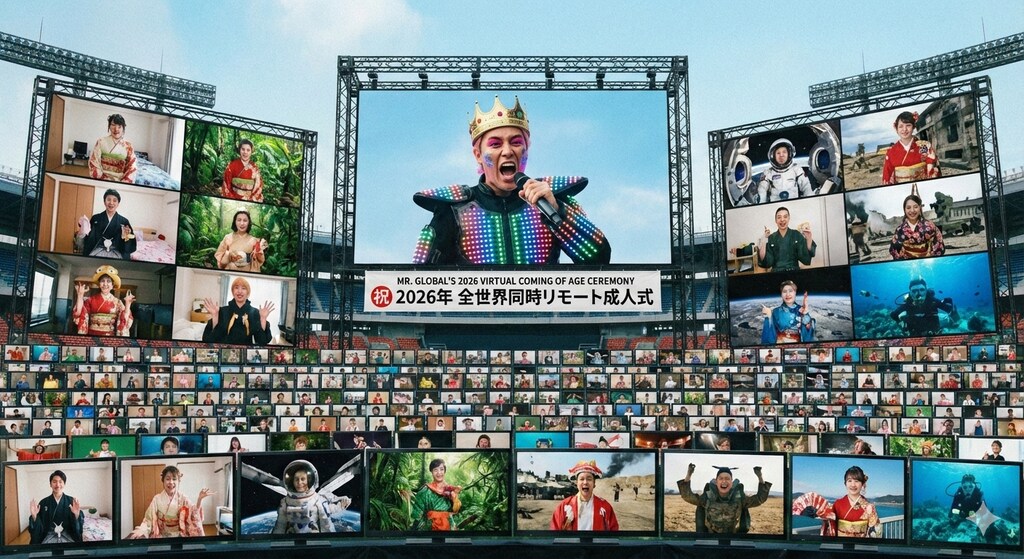 世界的人気者の寿ぎ