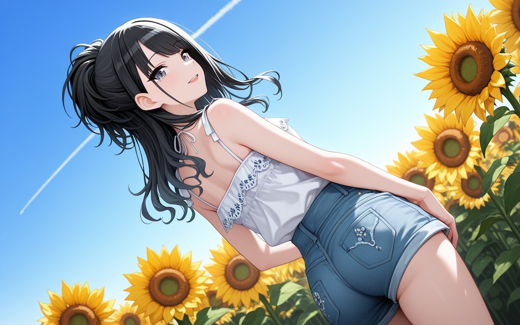 【風野灯織】ひまわり畑