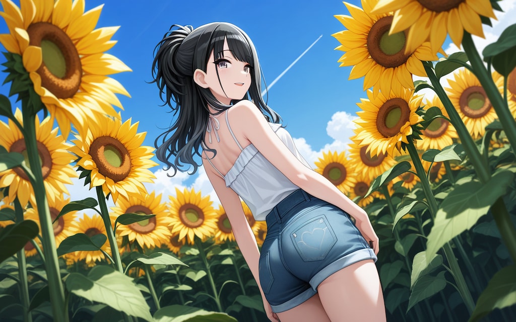 【風野灯織】ひまわり畑