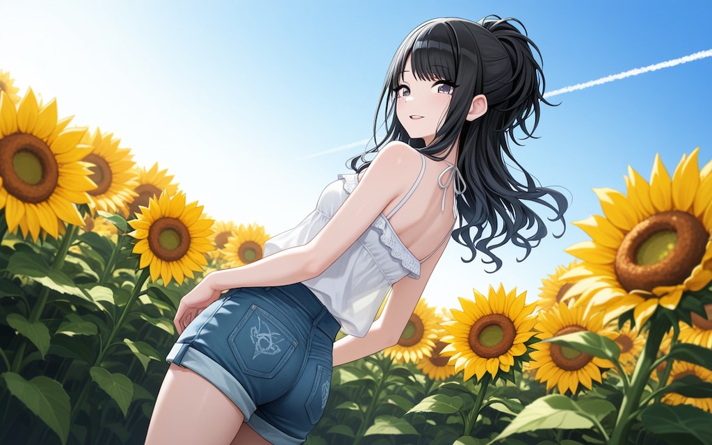 【風野灯織】ひまわり畑