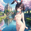 ワンダーランドガーデンの兎 2枚目