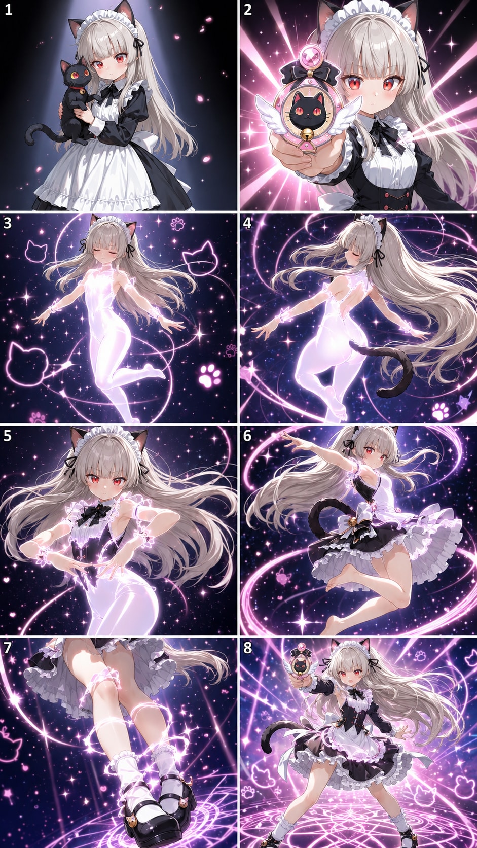 変身バンクしちゃった銀音ちゃん
