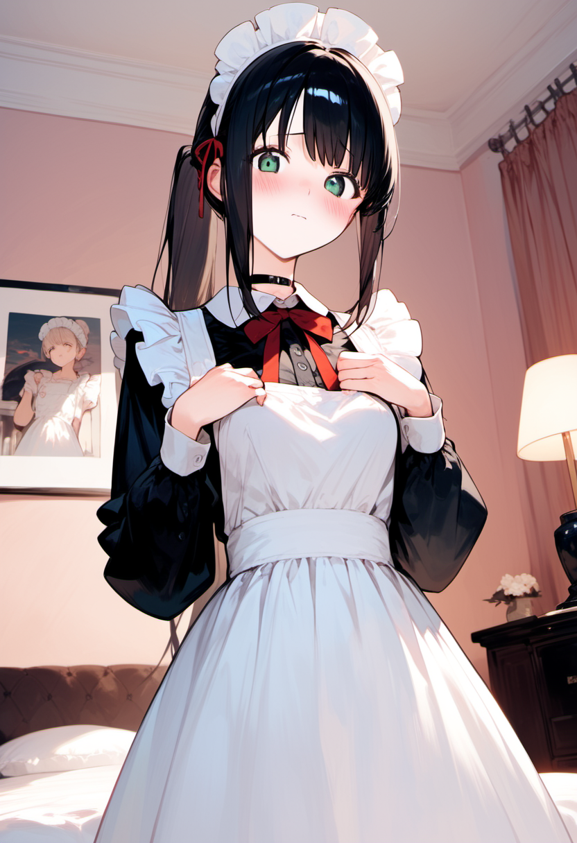 コスプレ出来るラブホテルでなかのさんに…【LoRA・Pony系・メイド服】