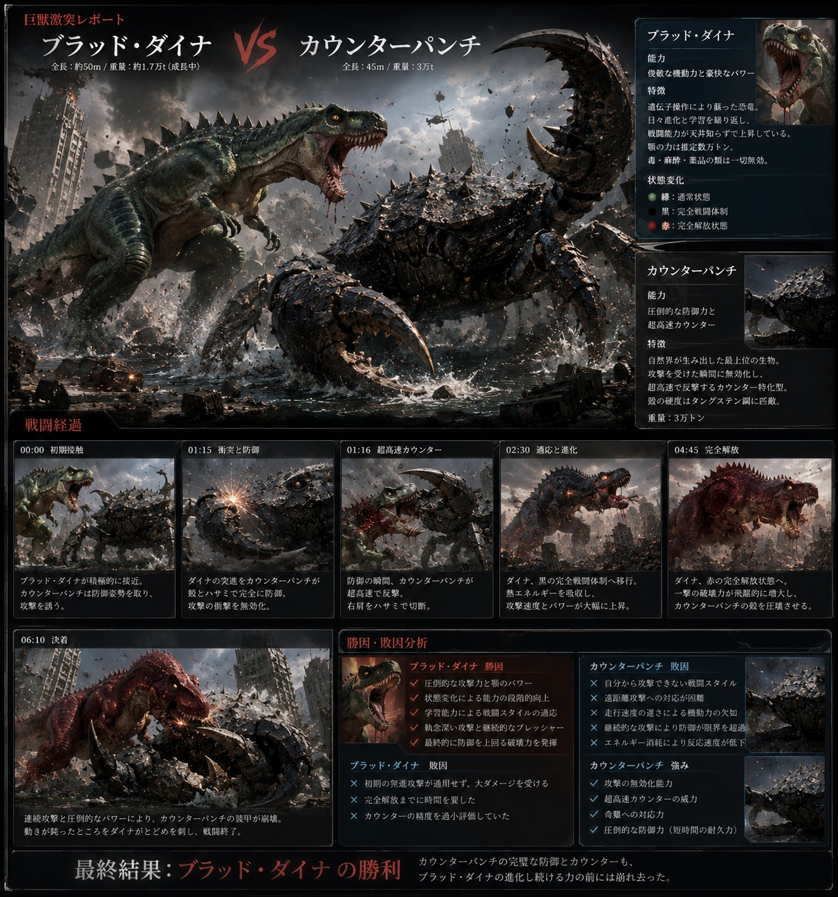 ブラッド・ダイナ VS カウンターパンチ