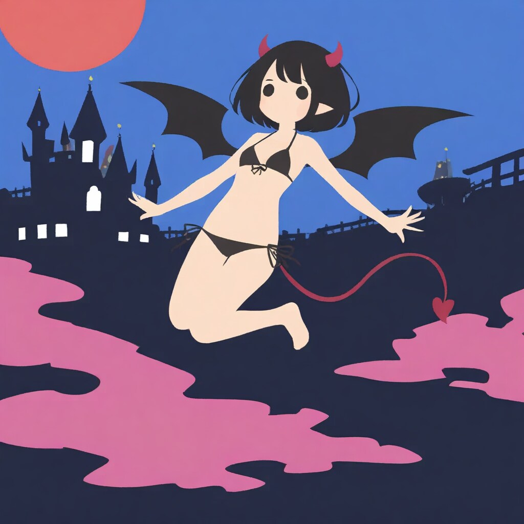 prismでシンプル悪魔っ子250615