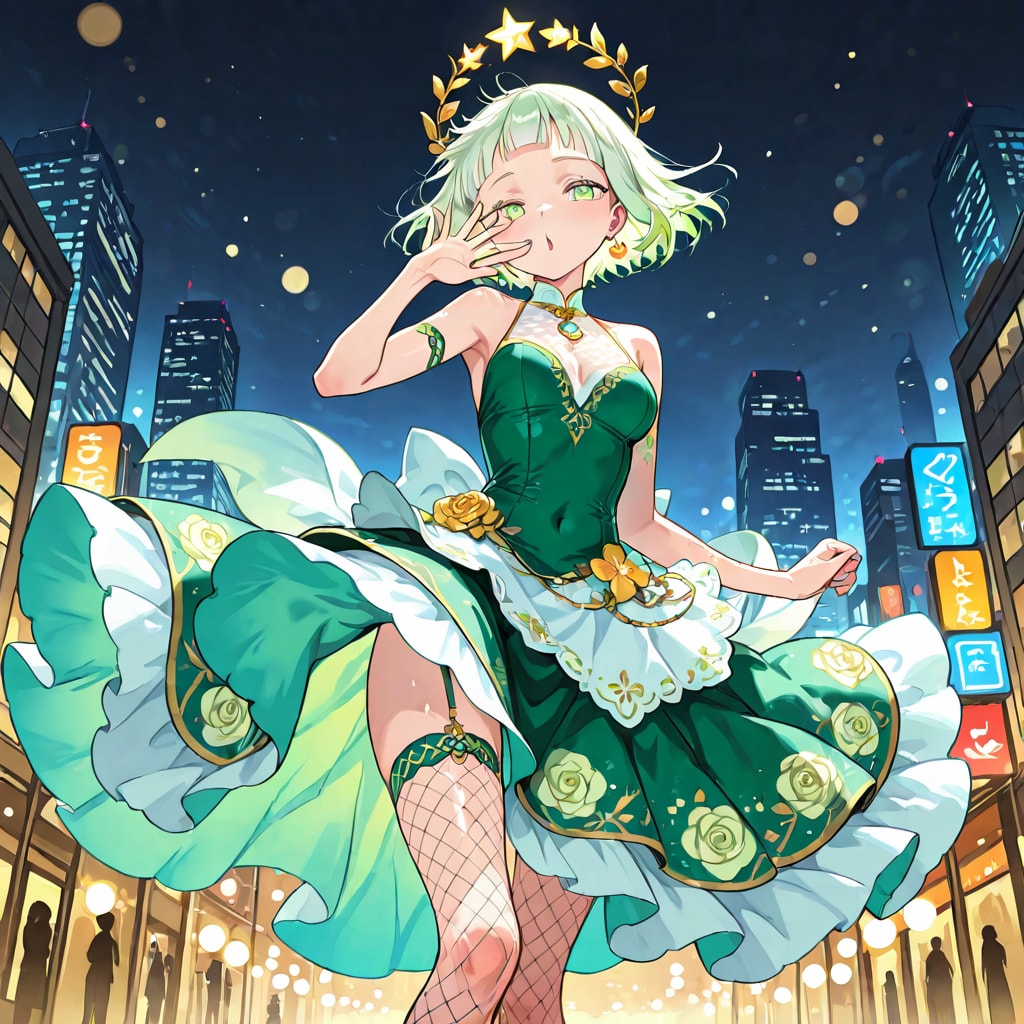 夜風、真珠を纏うDAISY