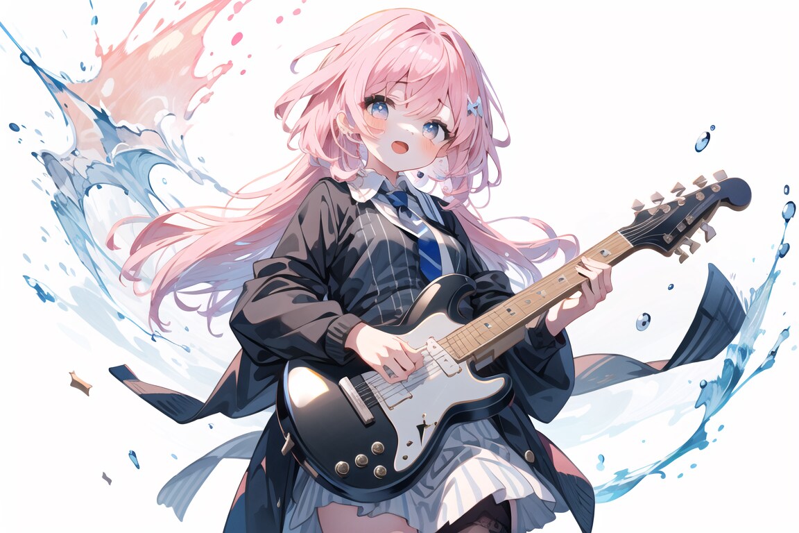 カラフルスプラッシュ、ギター娘