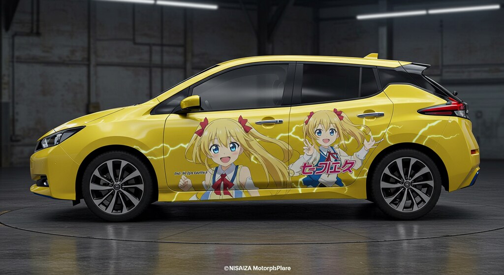 アニメ痛車リーフ