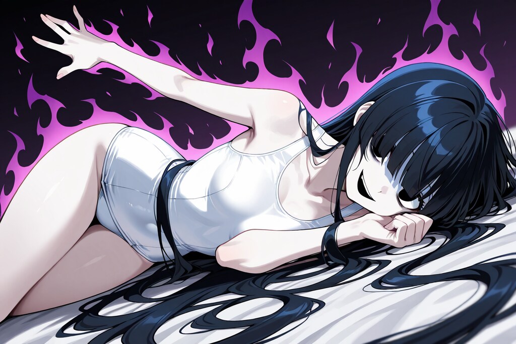 海を楽しむ幽霊さん