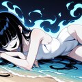 海を楽しむ幽霊さん 3枚目