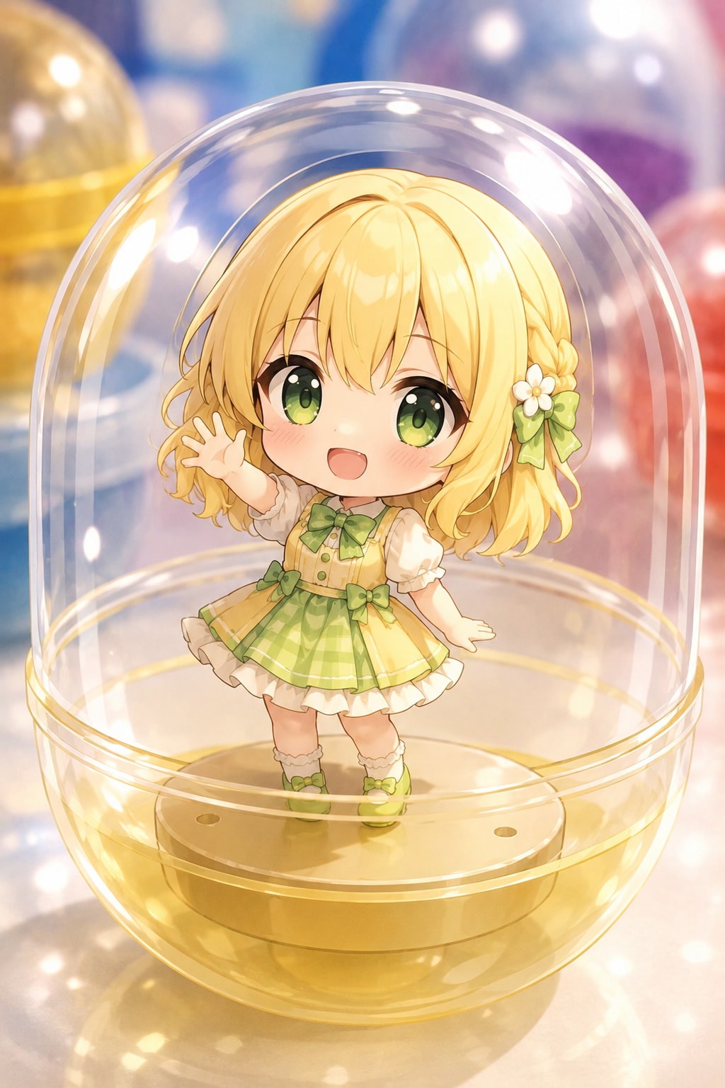 UL新モデル　LEMONちゃんをカプセルに入れたよ