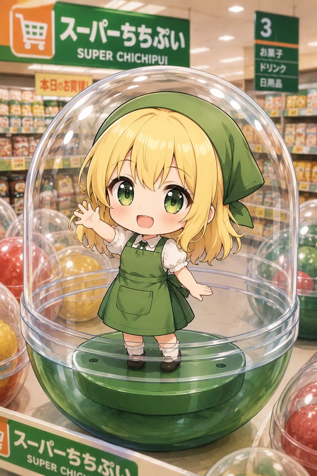 UL新モデル　LEMONちゃんをカプセルに入れたよ